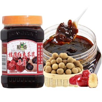 1kg Guangcun Honey Longan and Red Jujube Tea Sauce/Jam: A Premium Chinese Condiment