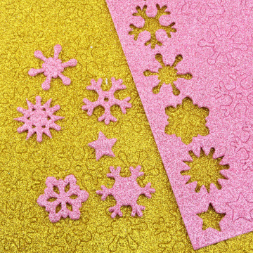Wholesale Christmas Snowflake EVA Puffy Stickers for Kids