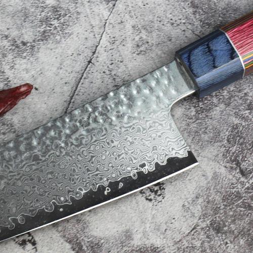 Handmade forged damascus steel kitchen chef knife