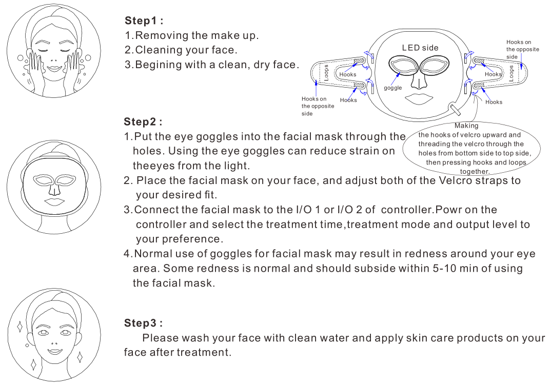 LED mask Everyday Anti-Aging Photodynamic Light Therapy Mask for Facial Rejuvenation At-Home Treatment