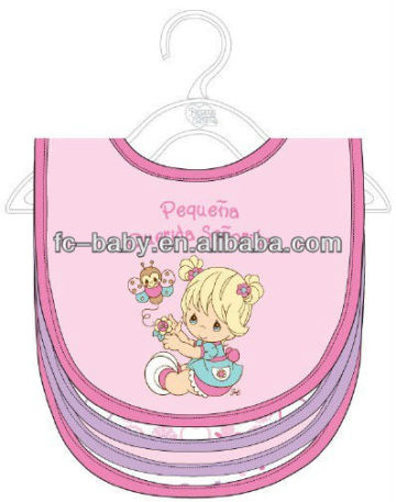 Girl baby bibs