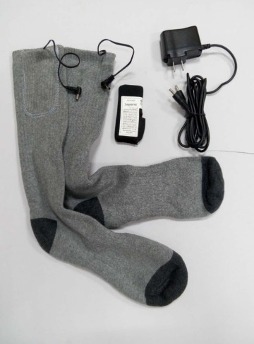 Electric battery heated socks