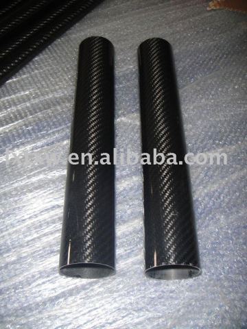 3k twill carbon fiber pipe