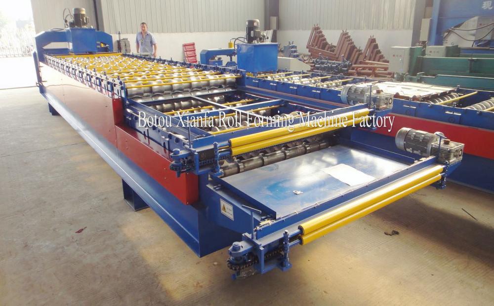 Galvanized Sheet Double Roof Roll Forming Machine