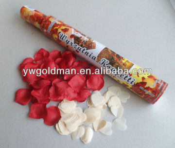 rose petal party popper confetti cannon