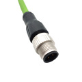 4 pin D-Código M12 Conector Cable Profinet masculino