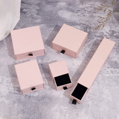 Roze lade cadeauverpakking sieraden set doos luxe