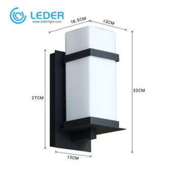 LEDER Long White LED Outdoor Wall Light