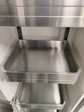 Pantry Unit Kitchen Accessories Functional Fittings Cabinet Pull Out Kitchen Wire Storage Basket stainless steel Organizer