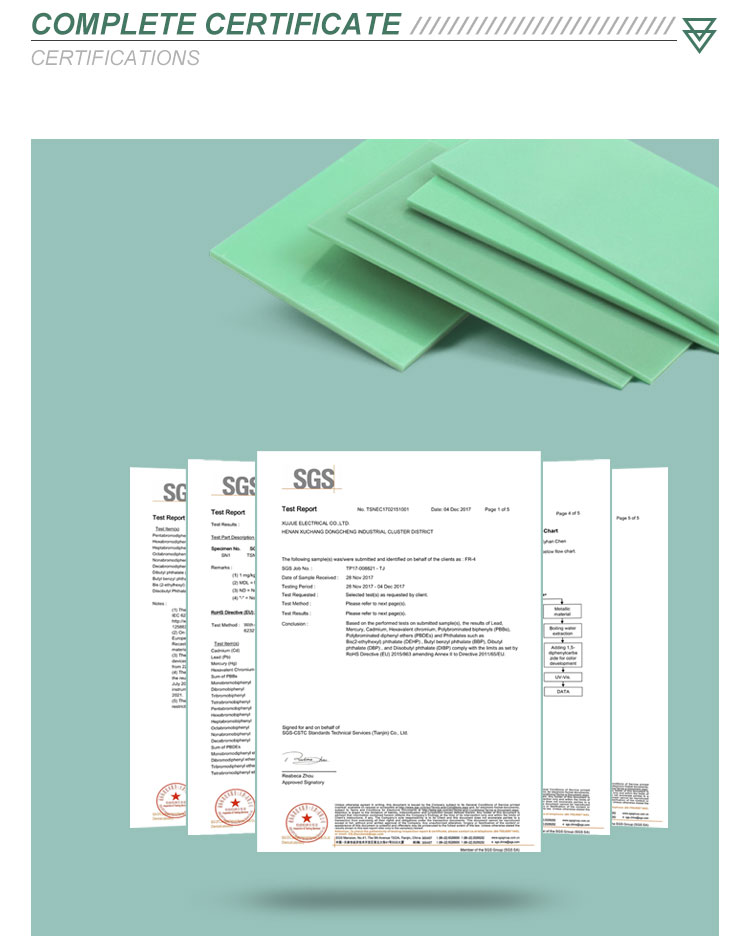 heat resistance insulation laminate epoxy resin plate g11 sheet fiber glass fr4 board