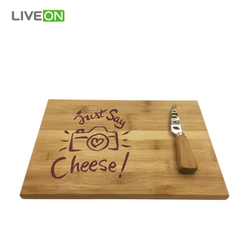 Natural Cheese Set Bamboo Cheese Board