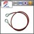 7*19 flat eye vinyl coated wire rope lanyard