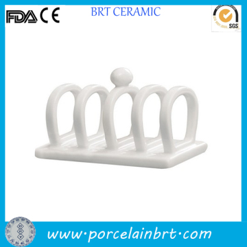 Good quantity white toast holder ceramic Bread Rack