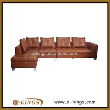 L shape leather sofa
