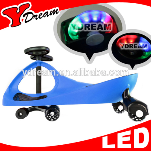 CE EN71 Approved LED Wheels Swing car With LED Lights