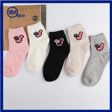 Yhao Socks Wholesale National Flag Socks Cute Mouse Flag Pattern Dropship