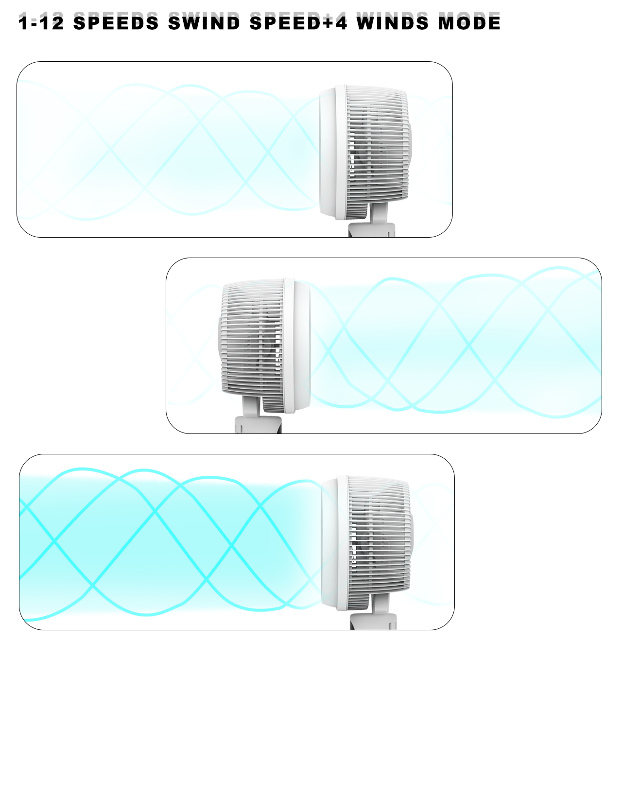 F618 Circulator Fan speed F618 Circulator Fan speed