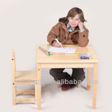 Kids furniture set,table and chairs made of wood,school student tables