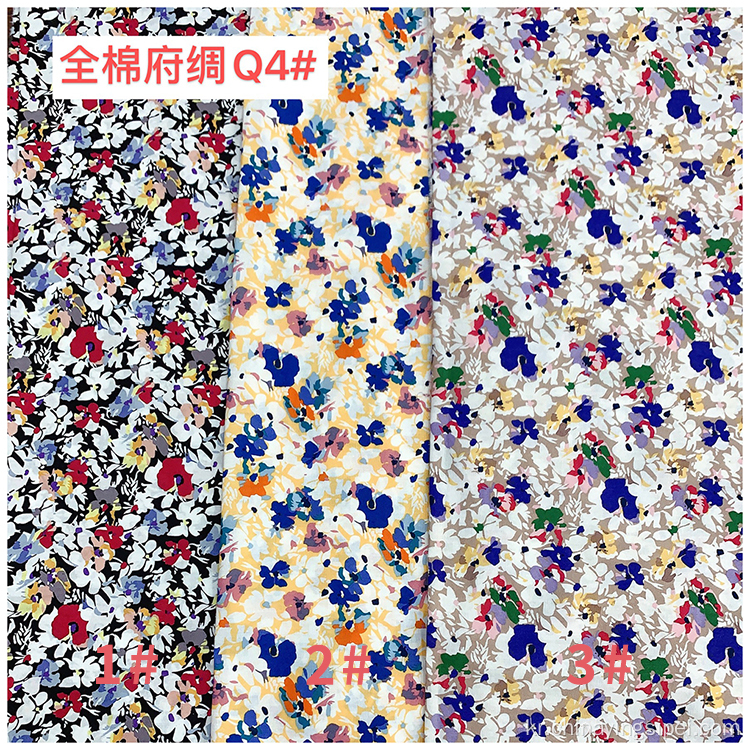 New Stocklot Textile 100%면 포플린 인쇄 직물