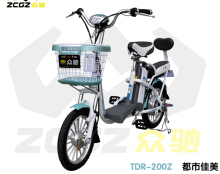 Zhongchi High Qualith Brushless Li-ion E Electric Bicycle with Lithium Battery