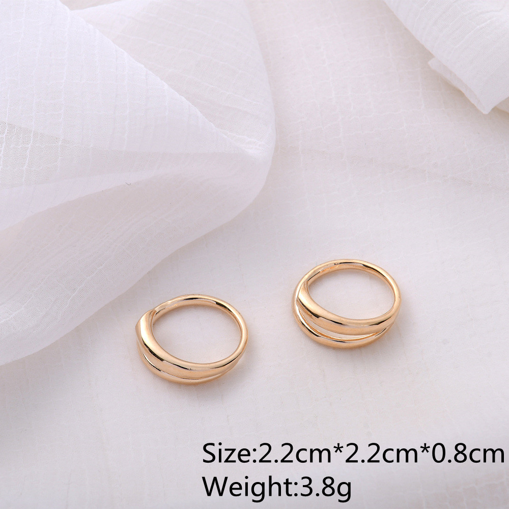 High quality adjustable gold plating opening rings personality initial rings for women minimalist jewelry wholesale