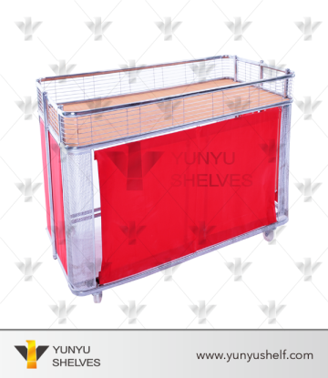 Folding clothing promotional cart