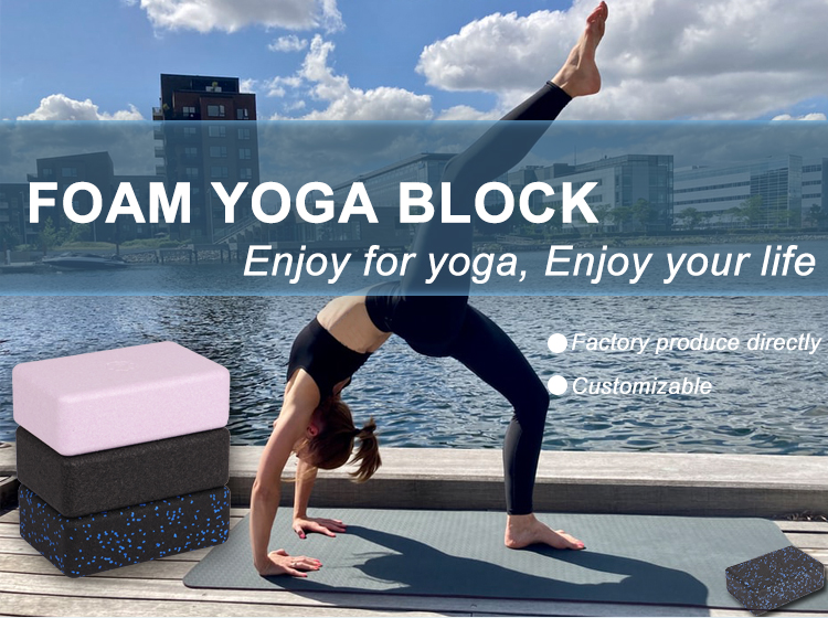 Hochwertiger Schaum -Custom -Yoga -Block -Yoga -Ziegelstein für Bewegung