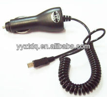Micro USB to cigar plug with spiral cable