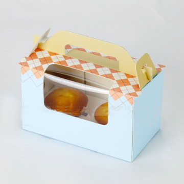 cake box with plastic window