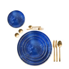 Nordic Starry Sky Dinner Plate Set - Creative Tableware for Steak and Breakfast