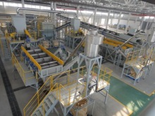 plastic granulating plant