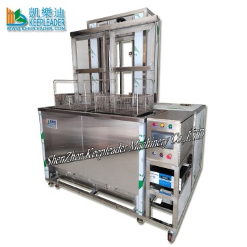 Two Stage Ultrasonic Vapor Degreasing Machine with Refrigerated Cooling Solvent Cleaning Equipment