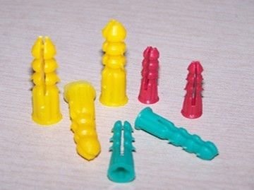 Plastic Fisher Anchor, Plastic Wall Plug Screw Anchor Hardware