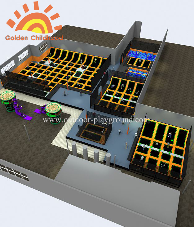 New Design Multi Functional Trampoline Park