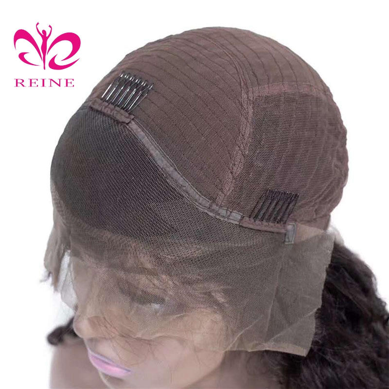 Manufacturer Brazilian Human Hair straight Cuticle Aligned Baby Hair Wig Transparent lace Frontal double drawn  Human Hair wig