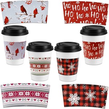 High-Quality Custom Hot Paper Coffee Cup Sleeves