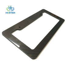 Car parts auto spare carbon fibre license plate