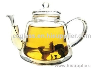 Insulated Hand Made Double Wall Glass Teapot Coffee Pot?