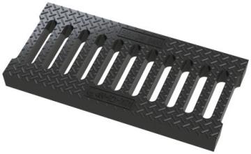 Composite material drainage grating