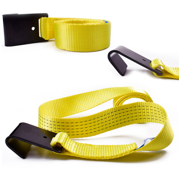 Cargo Ratchet Belt With Flat Hook