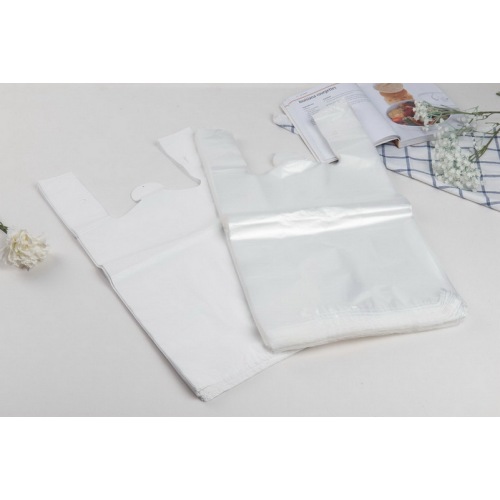 Биоразлагаемые пластиковые мешки для футболок в рулонах