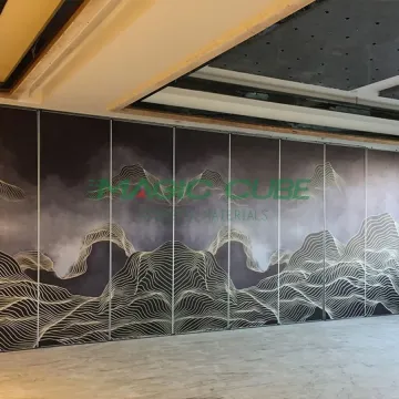 Interior decoration soundproof movable partition wall