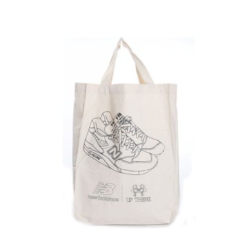 custom cotton fabric shoes carry bag