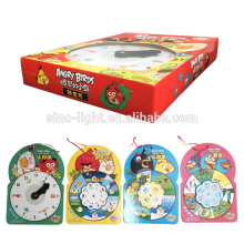 Children's Entertainment Wall Book Clock Shape Education Book For Kids One set of Box Book Printing Learning Card Book
