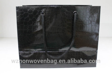 recyclable cotton string paper shopping bag