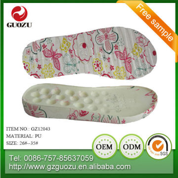 kids double color combination pu outsole