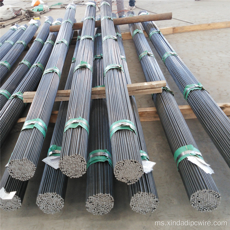 9.4mm 9.5mm 1570MPa Prestressed Wire untuk rel kereta api