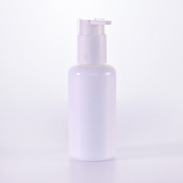 Round shoulder white glass bottle with long nozzle