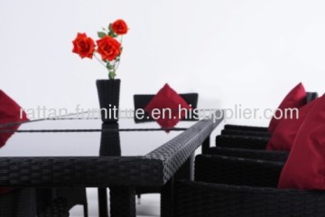 Outdoor Wicker Furniture Dinning Sets Table And Chair 9pcs 