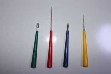 Bead Reamer, Steel And Acrylic, Diamond Dust Coated?